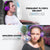 Active Noise Cancelling Headphones, Wireless Over Ear Bluetooth Headphones, 30H Playtime, Hi-Res Audio, Deep Bass, for Travel, Home Office Cowinaudio 