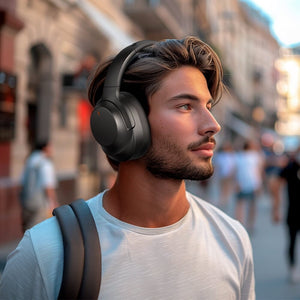 COWIN Active Noise Canceling Headphones, Headband Wireless Bluetooth Headset with ENC Mic, Perfect Bass, BT5.4, Black Cowinaudio 