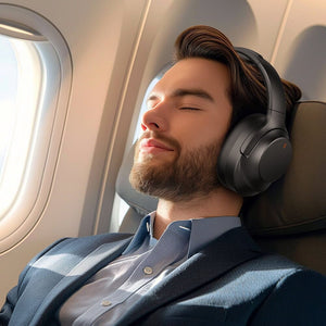 COWIN Active Noise Canceling Headphones, Headband Wireless Bluetooth Headset with ENC Mic, Perfect Bass, BT5.4, Black Cowinaudio 
