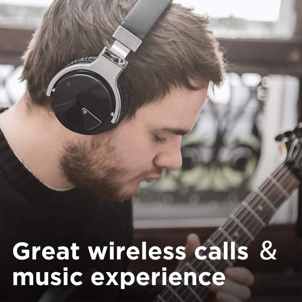 COWIN E7 Active Noise Cancelling Headphones Bluetooth Headphones with Mic Deep Bass Wireless Headphones Over Ear(Black) Cowinaudio 