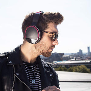 COWIN E8 [Upgraded] Active Noise Cancelling Bluetooth Headphones with Microphone Hi-Fi Deep Bass Wireless Headphones Over Ear 20 Hour Playtime for Travel/Work/TV/Computer/Phone - Rose Cowinaudio 