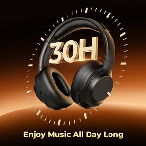 E11A - Hybrid Active Noise Cancelling, HD Audio, Wireless Bluetooth Headphone Cowinaudio 