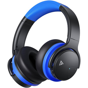 E7 Basic B Active Noise Cancelling Headphones Bluetooth Headphones Wireless Headphones Headphone Cowinaudio Blue 