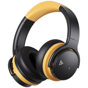 E7 Basic B Active Noise Cancelling Headphones Bluetooth Headphones Wireless Headphones Headphone Cowinaudio Yellow 