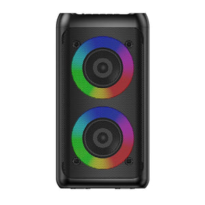 Karaoke Machine for Adults, Portable Wireless Speaker with 1 wired Microphones, Outdoor, Supports USB/TF/AUX, Ideal Gifts for Family, Music Lover Cowinaudio 