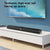 TV Sound Bar, 31-inch Split Soundbar Wired and Wireless Bluetooth 5.0 Soundbar Speaker Home Theater System with HDMI, Optical, RCA, Aux Connection Remote Contro Cowinaudio 