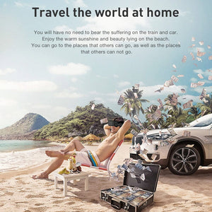 VR Headset 3D Glasses Virtual Reality Headset for VR Games & 3D Movies, Eye Care System for iPhone and Android Smartphones Cowinaudio 