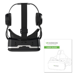 VR Headset 3D Glasses Virtual Reality Headset for VR Games & 3D Movies, Eye Care System for iPhone and Android Smartphones Cowinaudio 