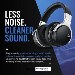 E7 Basic C Active Noise Cancelling Headphones Bluetooth Headphones Wireless Headphones Headphone Cowinaudio 